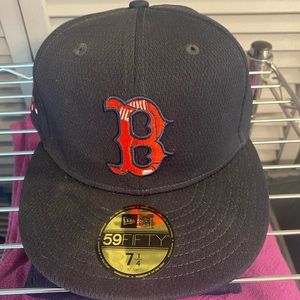 Boston Red Sox ball stitch hat
